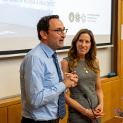 The Gray Scholars at Mindy and Jon Gray's visit to the Faculty!